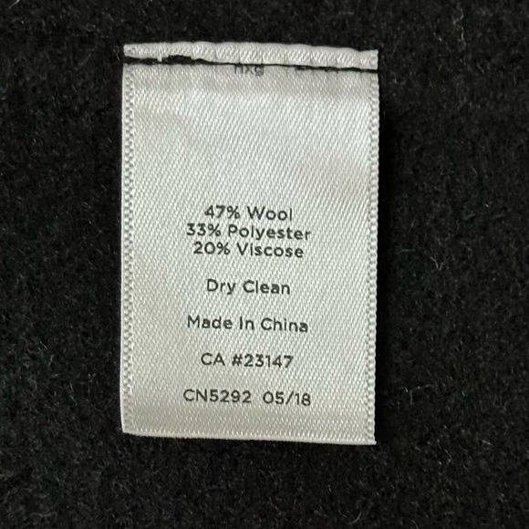 Talbots Plus 2X Wool Blend Color Block Longline Vest - Picture 7 of 8